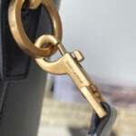 Saint Laurent Le 37 In Shiny Leather Black